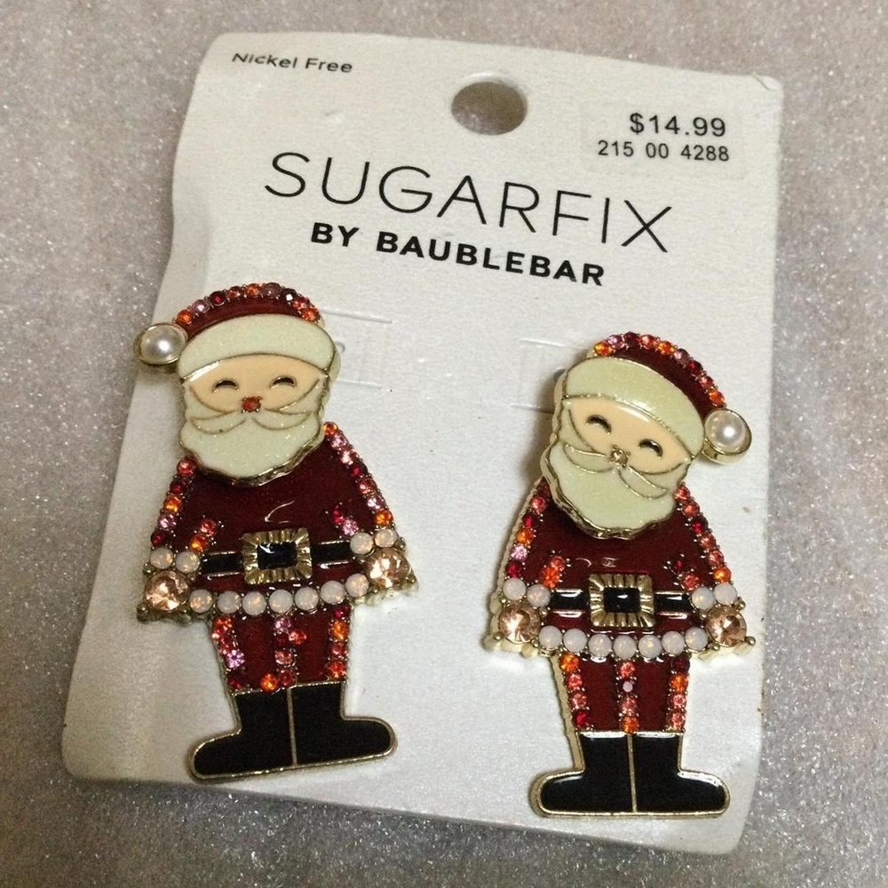Santa Earrings